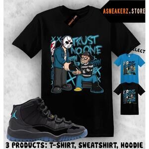 Shirt Match Aj 11 Gamma Blue Matching Trust No One Friday T-Shirt